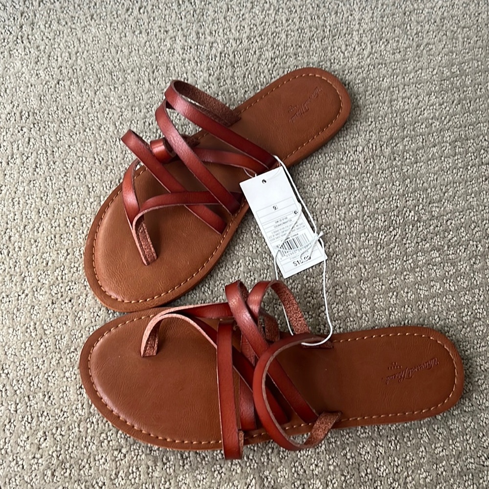 Brown sandals